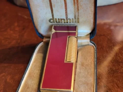 Dunhill Rollagas tortoise lacquer and gold finish (1976)